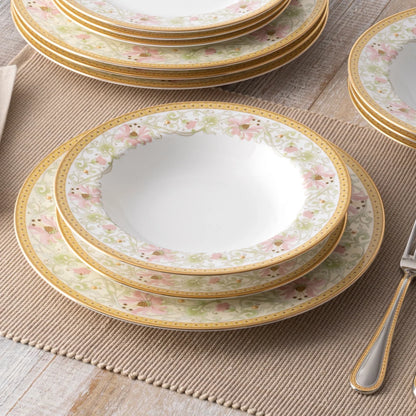Noritake Blooming Splendor 12-Piece Dinnerware Set, Service for 4