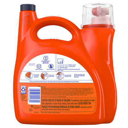 Tide Plus with Ultra Downy Liquid Laundry Detergent, April Fresh, 100 Loads, 128 fl oz