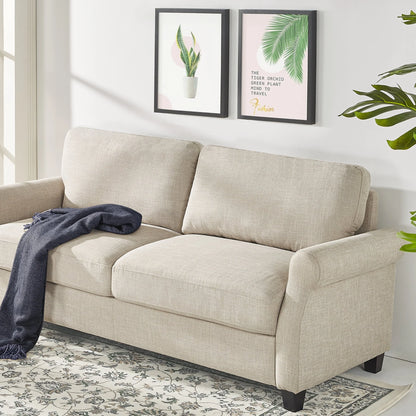 Zinus Josh 2-Seater Loveseat, Beige