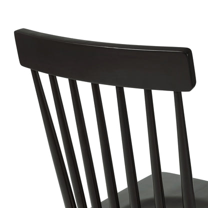 Better Homes & Gardens 2-Pack Indoor Black Gerald Dining Chairs