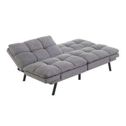Mainstays Memory Foam Futon with 72",Black
