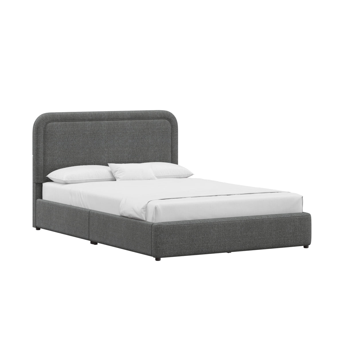 Better Homes & Gardens Juliet King Boucle Platform Bed, Ivory