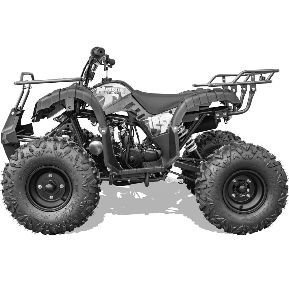 MotoTec Bull 125cc ATV with Front and Rear Racks