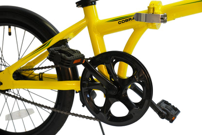 Cobra single-speed lightweight folding bicycle