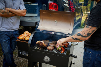 Pit Boss 340 Sq. in. Portable Tailgate, Camp Pellet Grill with Folding Legs