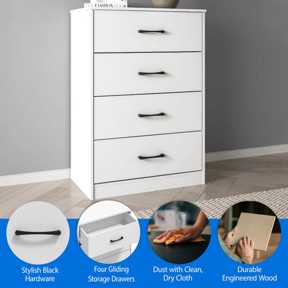 Mainstays Ardent 4 Drawer Dresser, Euro Oak