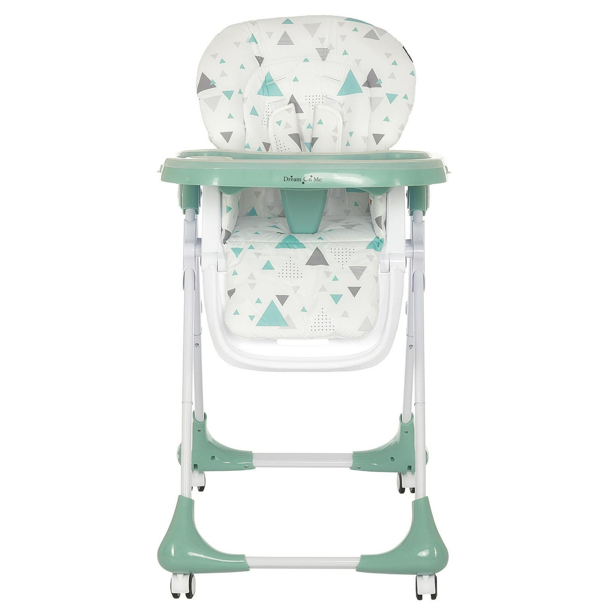 Dream On Me Jazz Highchair. Adjustable Height. Easy to clean in Green