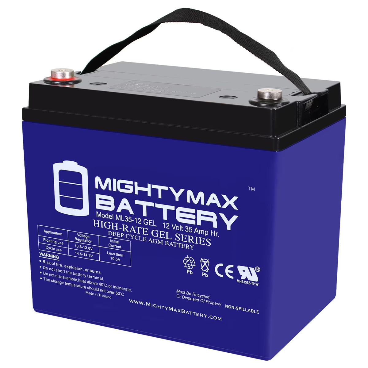 12V 35AH GEL Replacement Battery for Ihc Cub Garden 108