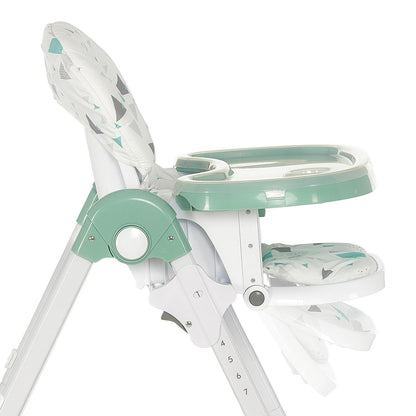 Dream On Me Jazz Highchair. Adjustable Height. Easy to clean in Green