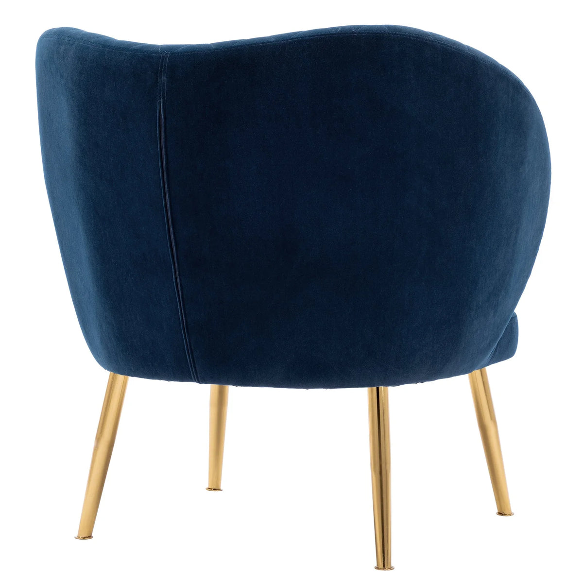 Duhome Accent Chair Single Sofa with Arm Velvet Blue 1 Pcs