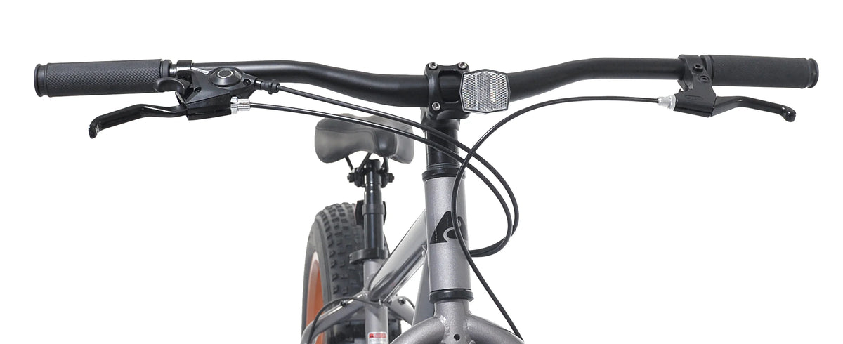 Ozark Trail Fat Tire Bike, 26" Wheels, Fits Teen & Adult Riders 5'2"-5'10", Unisex, Gray