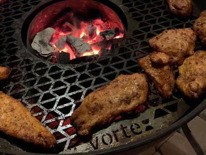 VORTEX (IN)DIRECT HEAT? GRILL GRATE FOR 22 KETTLE UDS KAMADO STYLE CHARCOAL BBQ