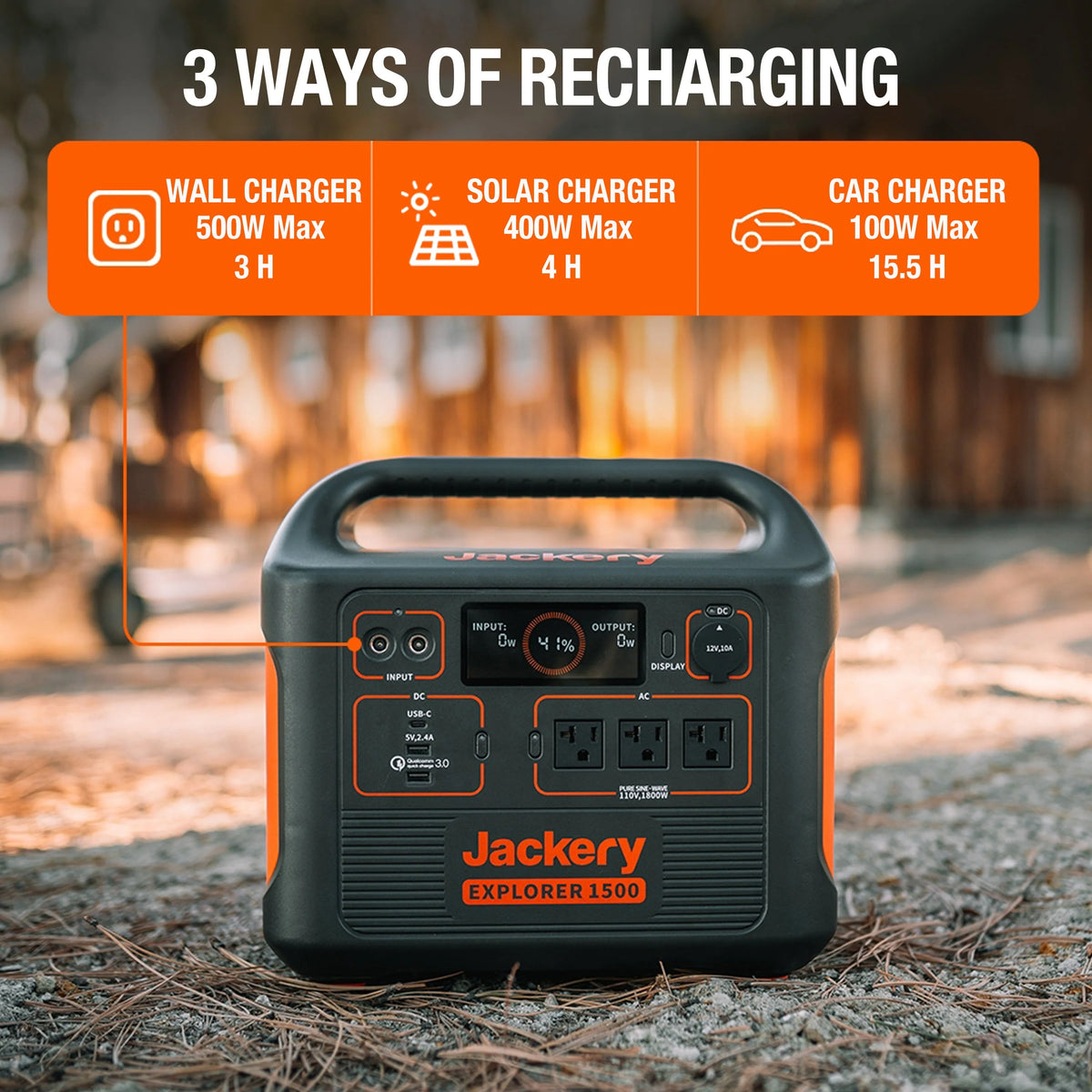 Jackery Explorer 1500 Portable Power Station