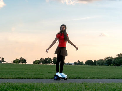 Hover-1 Evolution Hoverboard for Children, LED Headlights, 6 mph Max Speed, Midnight Blue