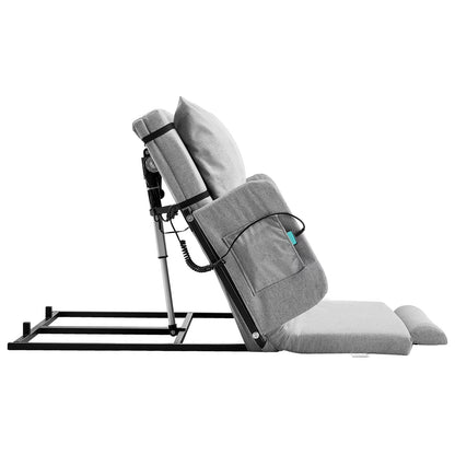 KFFKFF Electric Adjustable Bed Backrest, 300 lbs Capacity, 4-68 Incline, with Armrest & Storage Pocket, Machine Washable, Ideal for Pregnant Women, Elderly, and Patients