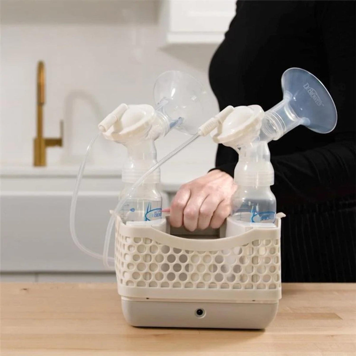 Dr. Brown-s Custom Flow Hospital Strength Double Electric Breast Pump with Adjustable Settings