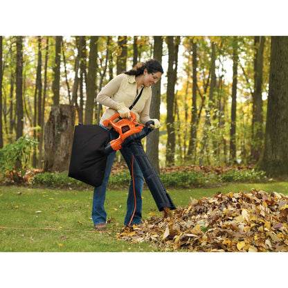 BLACK+DECKER 12 Amp 3in1 Electric Blower Vacuum Mulcher, (BV3600)