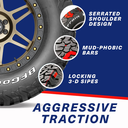 BFGoodrich All-Terrain T/A KO2 All-Season LT255/70R16/E 120/117S Tire