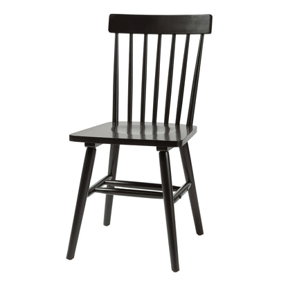 Better Homes & Gardens 2-Pack Indoor Black Gerald Dining Chairs