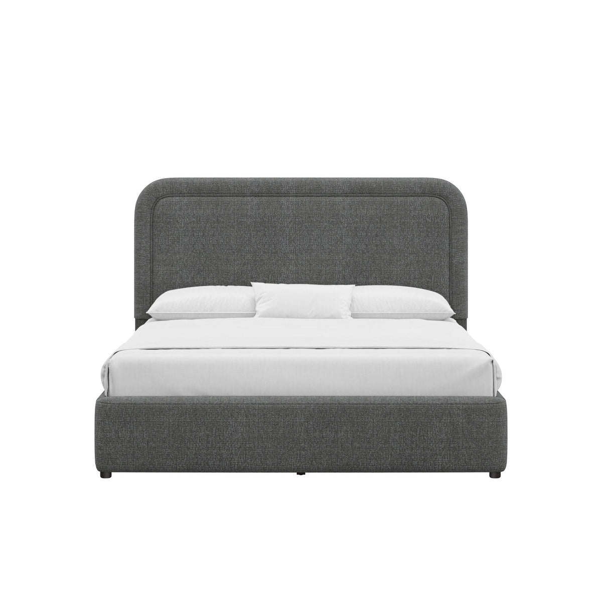 Better Homes & Gardens Juliet King Boucle Platform Bed, Ivory