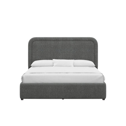 Better Homes & Gardens Juliet King Boucle Platform Bed, Ivory