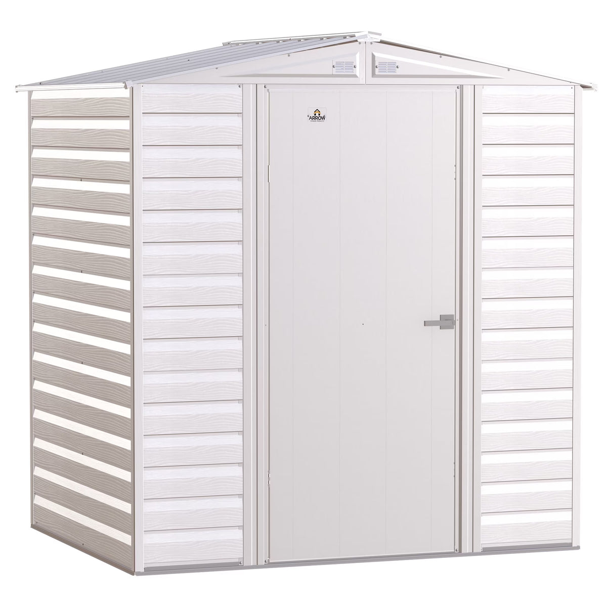 Arrow Select Steel Storage Shed Steel Storage Shed, 6x5, Charcoal