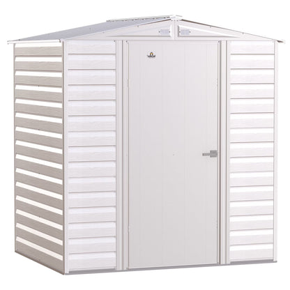 Arrow Select Steel Storage Shed Steel Storage Shed, 6x5, Charcoal