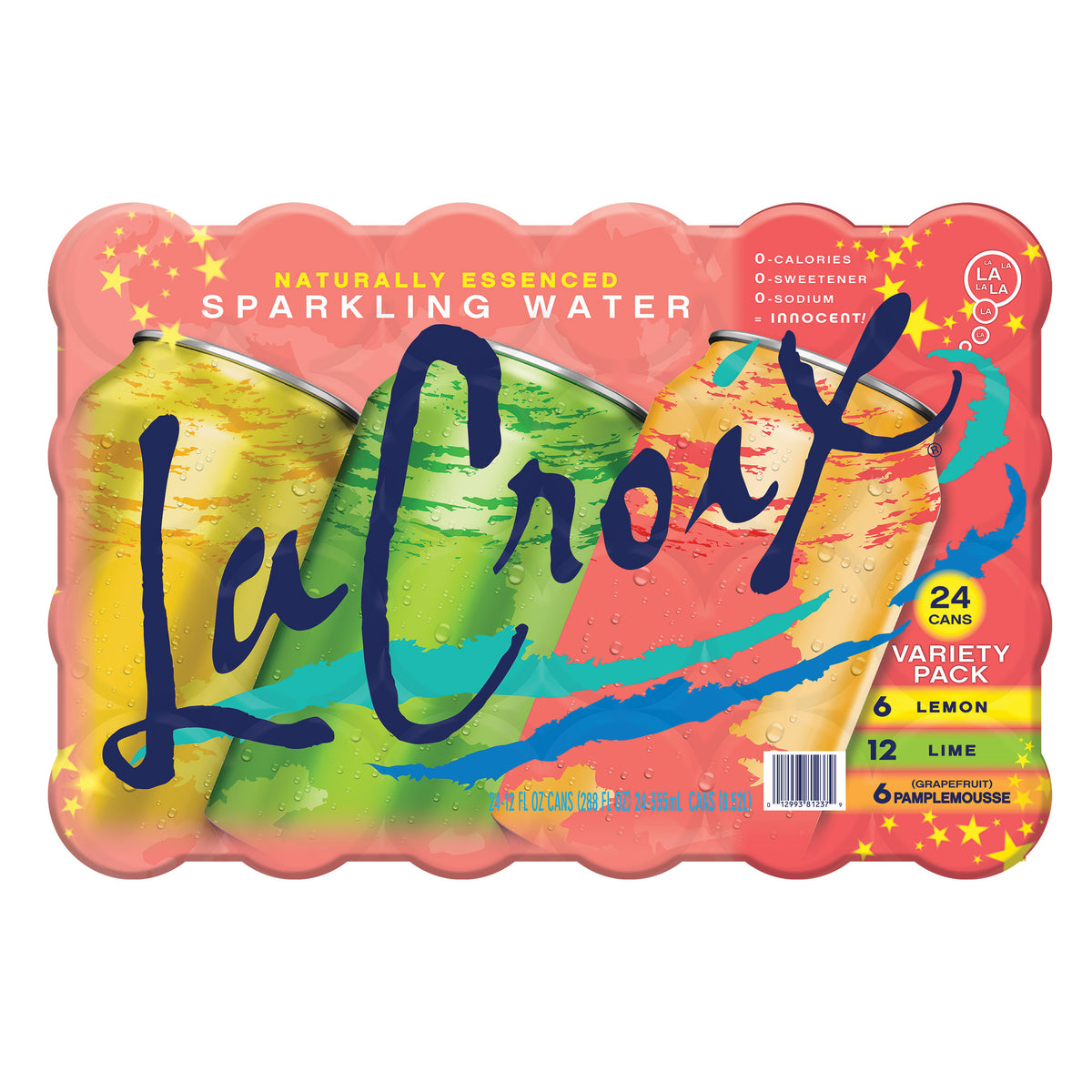 LaCroix Sparkling Water, Variety Pack, 12 fl oz, 24-count