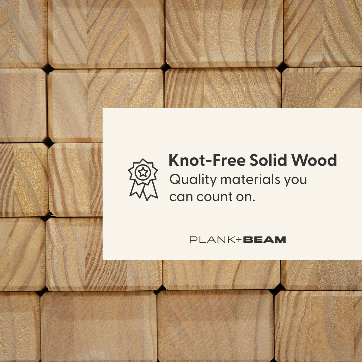 Plank+Beam Solid Wood Farmhouse 6 Drawer Dresser, Barnwood Brown