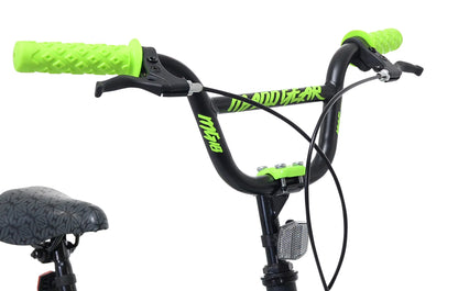 Bicycles 18" Madd Gear MG18 BMX Boy's Bike, Black and Green