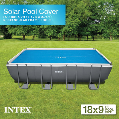 INTEX 18ft x 9ft x 52in Ultra XTR Above Ground Pool and Solar Pool Cover