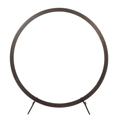 Efavormart 7FT Rustic Square Wedding Arch Wooden Backdrop Stand, Wedding Ceremony Arch - Brown