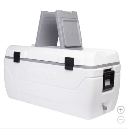 Igloo 165-quart Maxcold Chest Cooler with Butterfly Quick Access Hatch