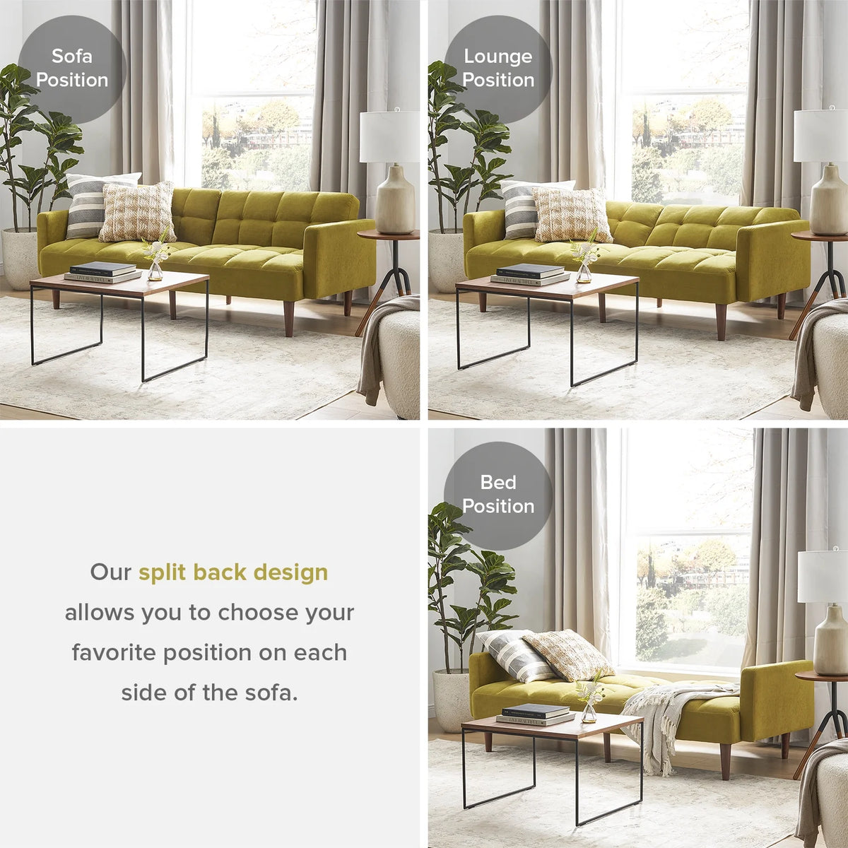 Mopio Aaron Futon Sofa Bed Old Rosa