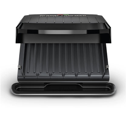 Foreman 4-Serving Removable Plate Grill and Panini, Black, GRP1065B