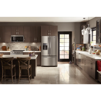 Whirlpool WRF555SDFZ 36-inch 25 cu. ft. French Door Freestanding Refrigerator Stainless Steel