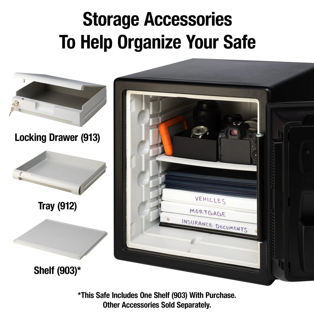 SentrySafe SFW123CS Fire-Resistant Safe and Waterproof Safe with Dial Combination Lock, 1.23 Cu. ft.