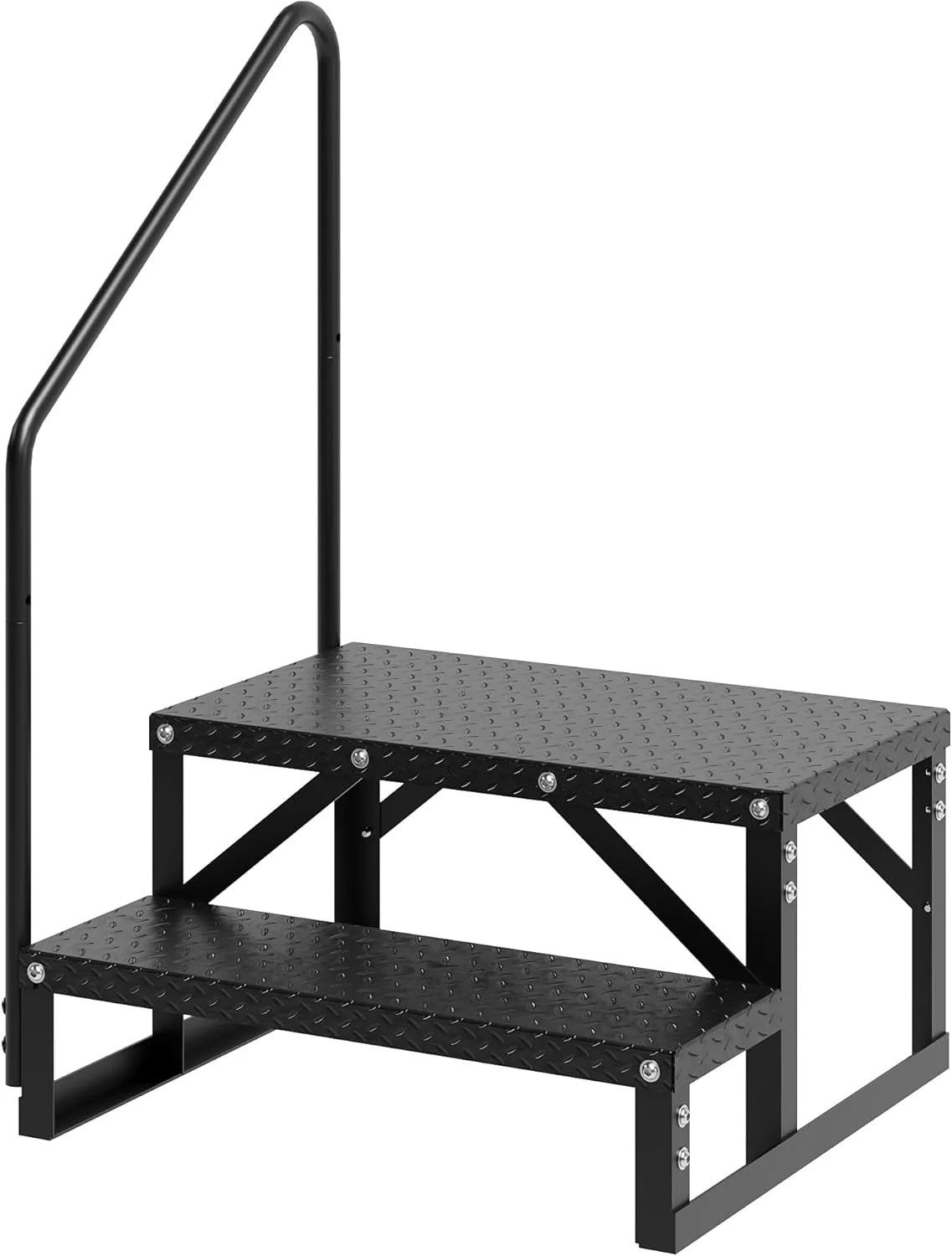 Garvee 3 Steps Anti-Slip RV Steps, 26.7 in x 47.9 in, Alloy Steel