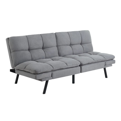 Mainstays Memory Foam Futon with 72",Black