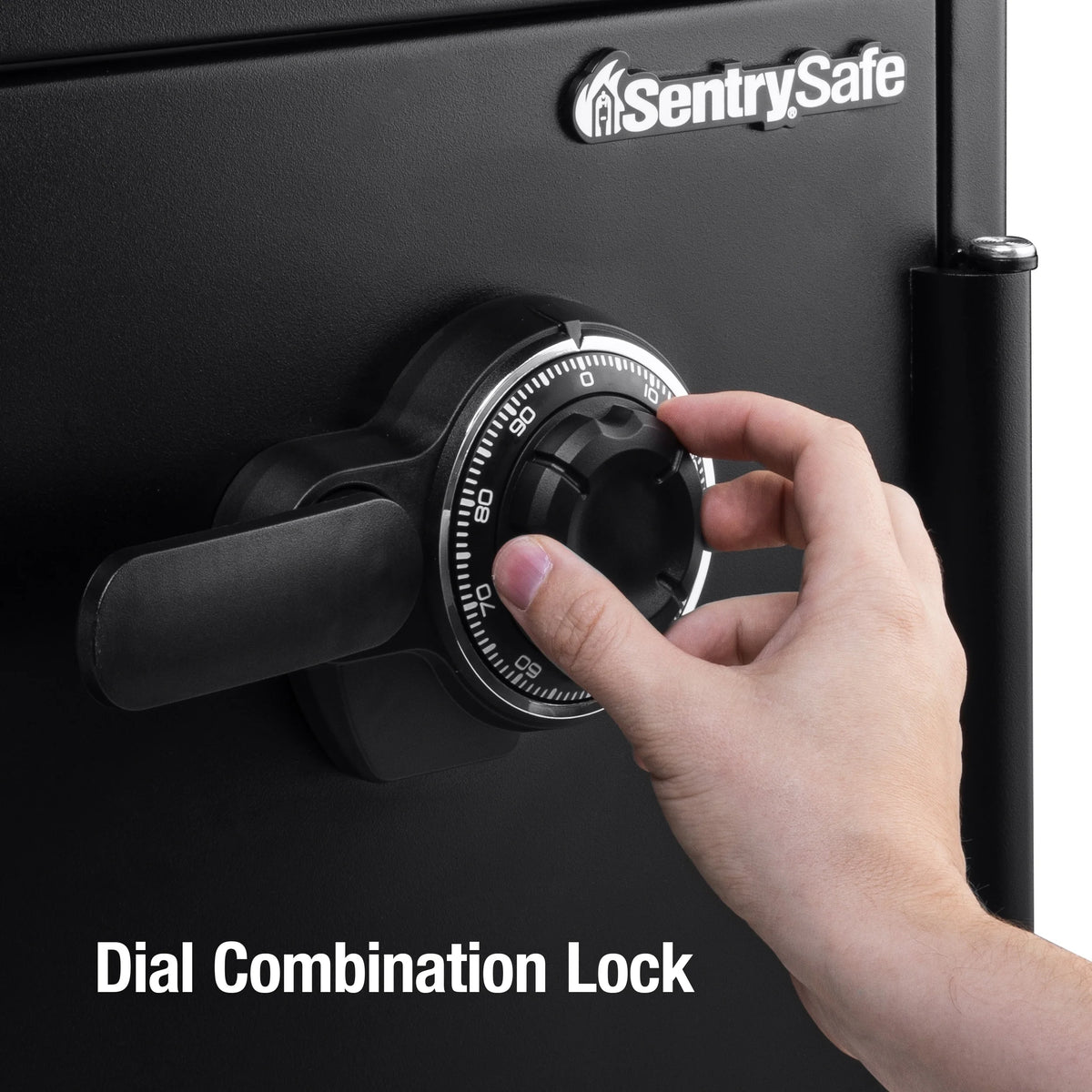 SentrySafe SFW123CS Fire-Resistant Safe and Waterproof Safe with Dial Combination Lock, 1.23 Cu. ft.