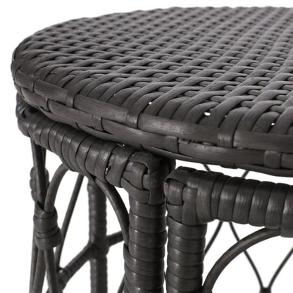 Christopher Knight Home Bruce Outdoor Wicker Coffee Table by  Light Brown