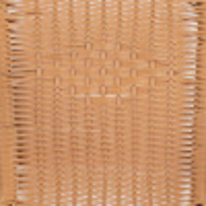 Flash Furniture Lila Indoor/Outdoor Stacking Rattan Patio Chairs, Set of 2, Beige