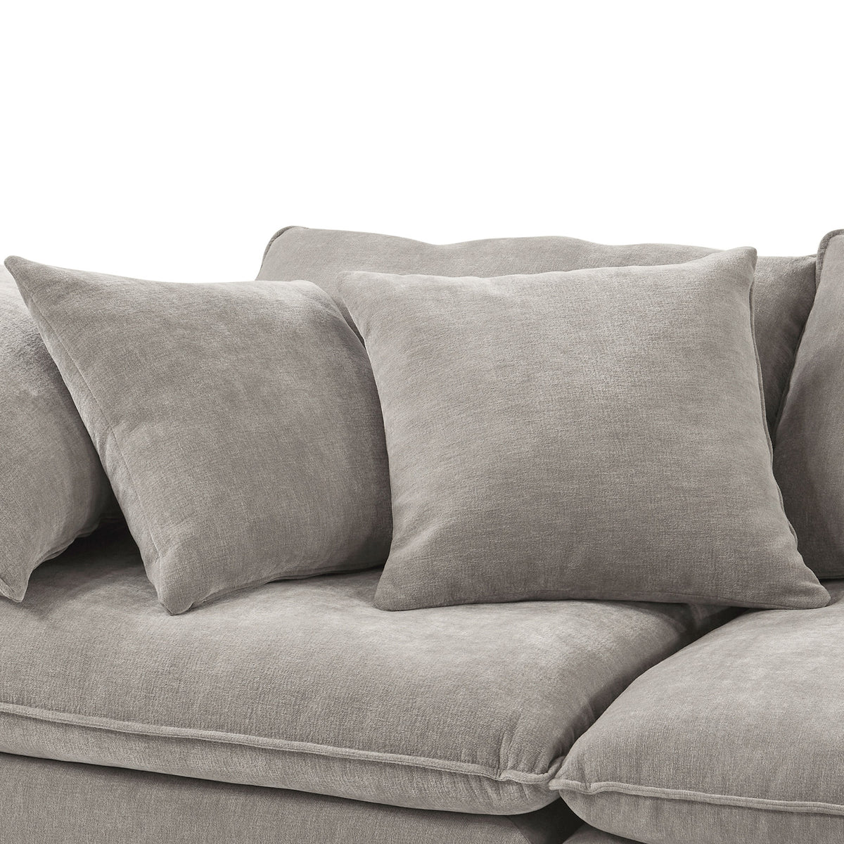 Sereen 6-piece Fabric Modular Sectional, Taupe