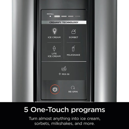 Ninja CREAMi, Ice Cream Maker, 5 One-Touch Programs