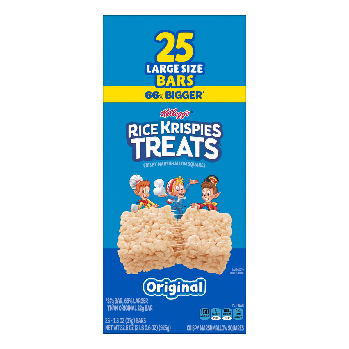 Kellogg's Rice Krispie Treats, 1.3 oz, 25-count