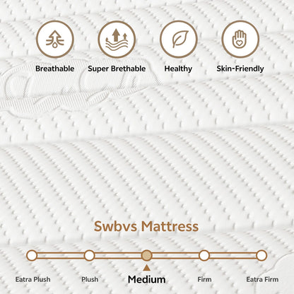 Swbvs MaxNap 12 inch Full Mattresses Hybrid Medium Full Size matress in a Box Adult,Double size