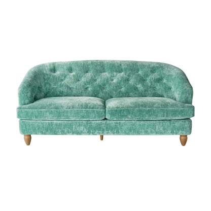 The Pioneer Woman Laurel Tufted Sofa, Cream Velvet, 79.53 in