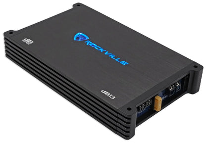 Memphis Audio PRXE12D2 1200w Dual 12" Subwoofers+Enclosure Box+Amplifier+Amp Kit