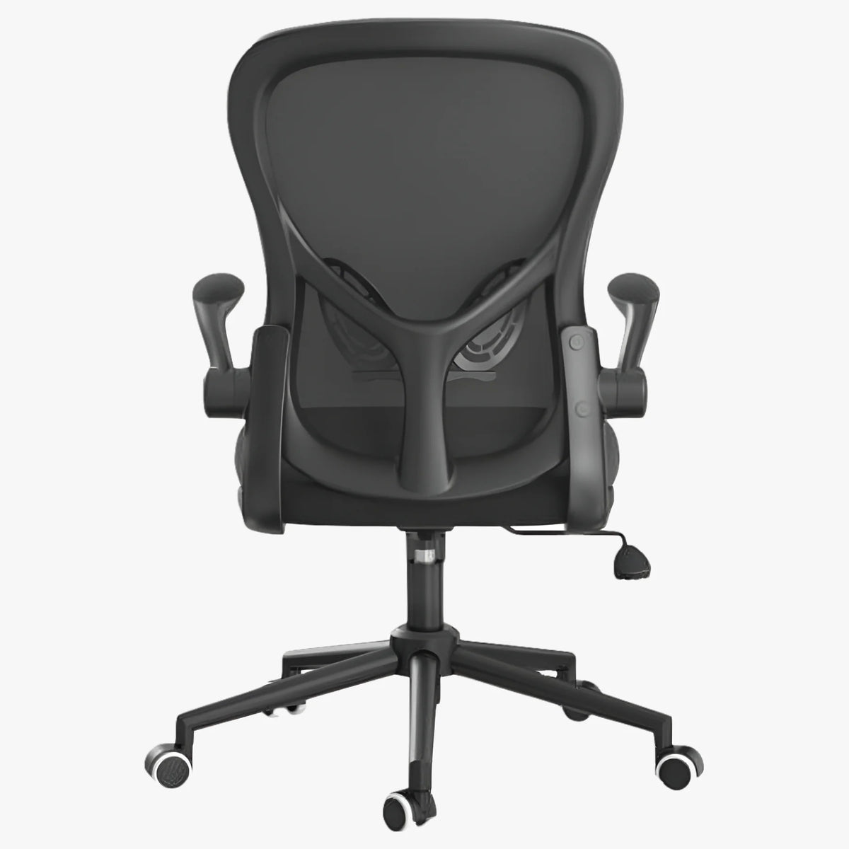 Hbada Office Chair, Ergonomic Desk Chair, Computer Mesh Chair with Lumbar Support and Flip-up Arms, Gray