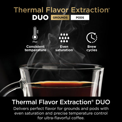 Ninja DualBrew Hot & Iced Coffee Maker, Single-Serve, compatible with K-Cups & 12-Cup Drip Coffee Maker, CFP101